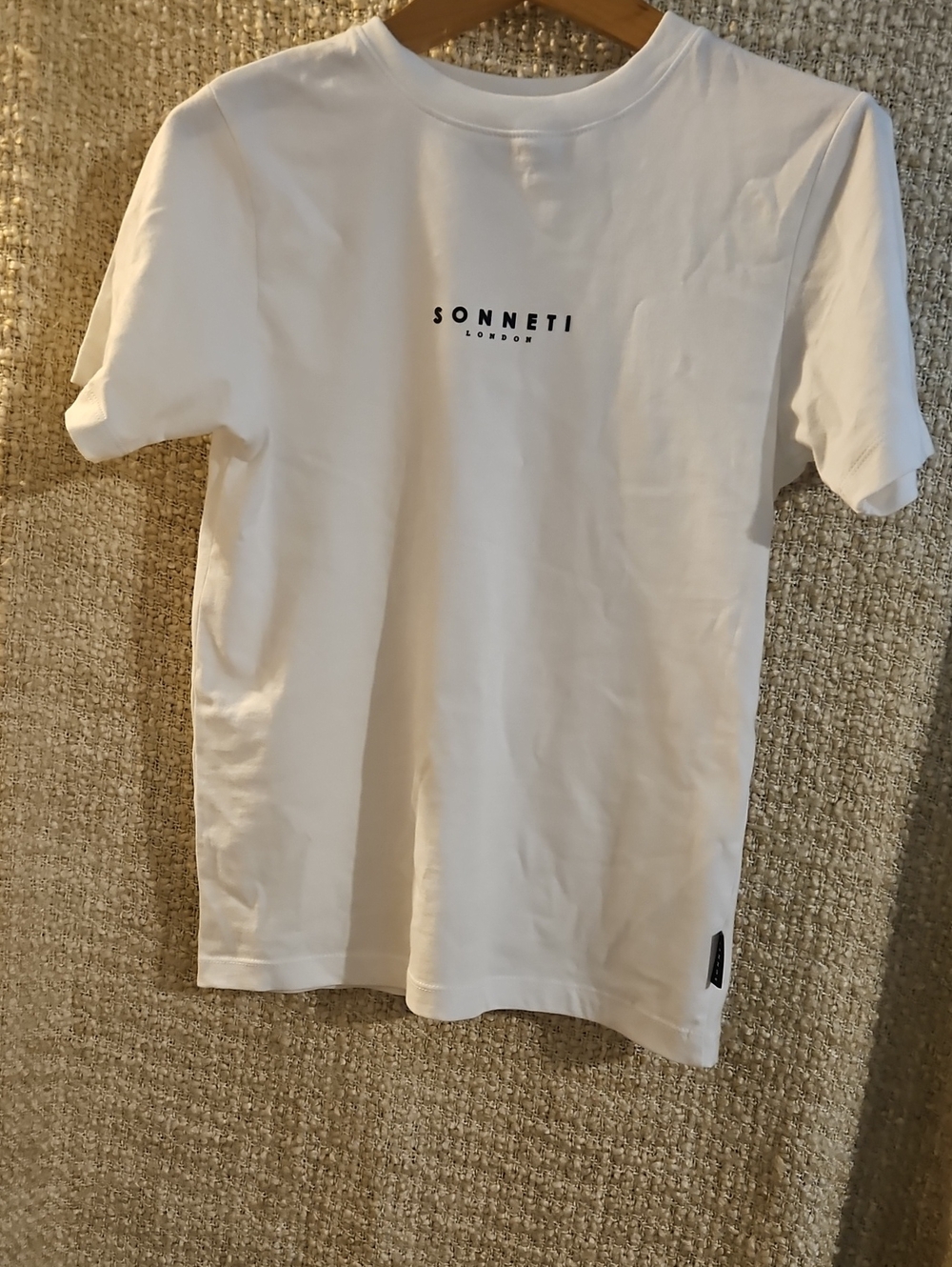 Sonetti London WoMan's White Logo T‑Shirt